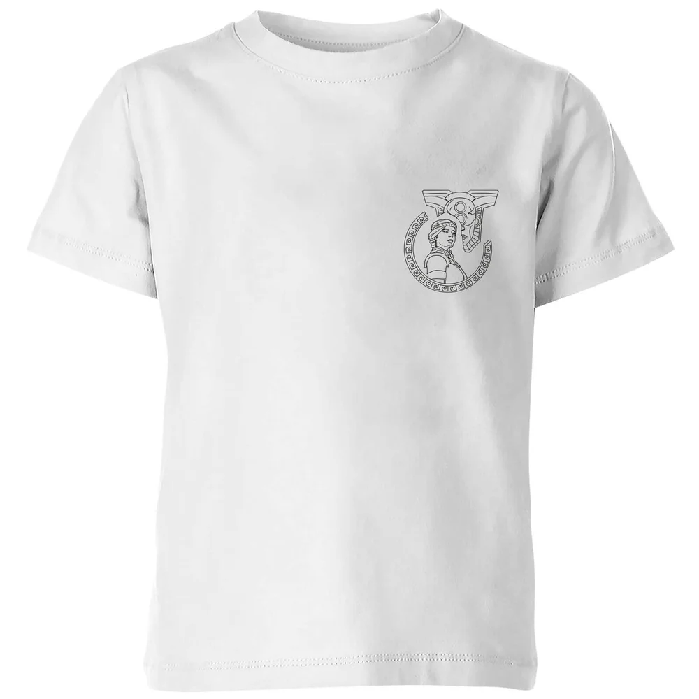 Magic: The Gathering Theros: Beyond Death Elspeth Mask Square Kids' T-Shirt - White - 3-4 Jahre Bild 1