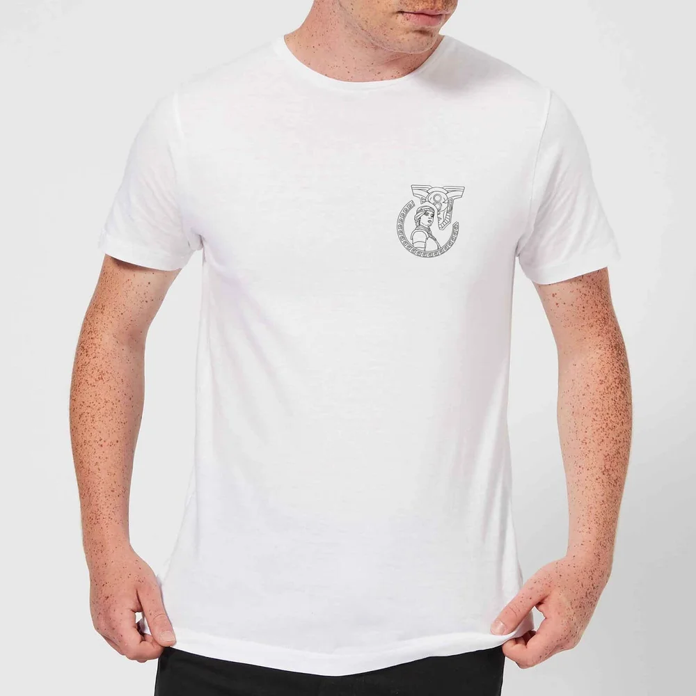 Magic: The Gathering Theros: Beyond Death Elspeth Mask Square Men's T-Shirt - White - S Bild 1