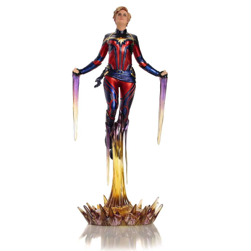 Iron Studios Avengers: Endgame BDS Art Figur im Maßstab 1:10 Captain Marvel 26 cm Bild 1
