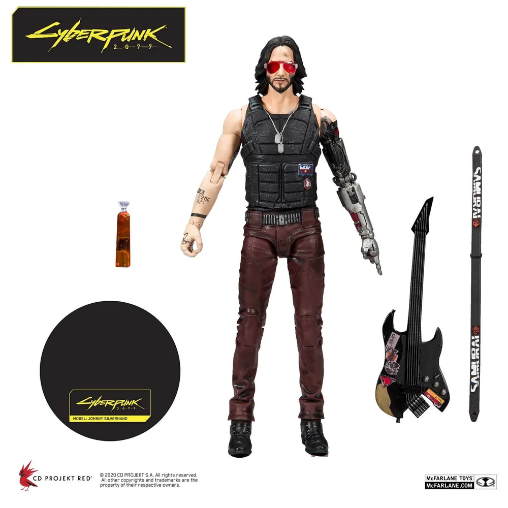 McFarlane Cyberpunk 2077 Johnny Silverhand 18 cm Actionfigur Bild 1