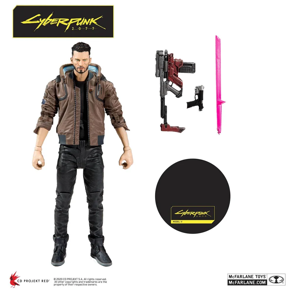 McFarlane Cyberpunk 2077 V Male 18 cm Actionfigur Bild 1