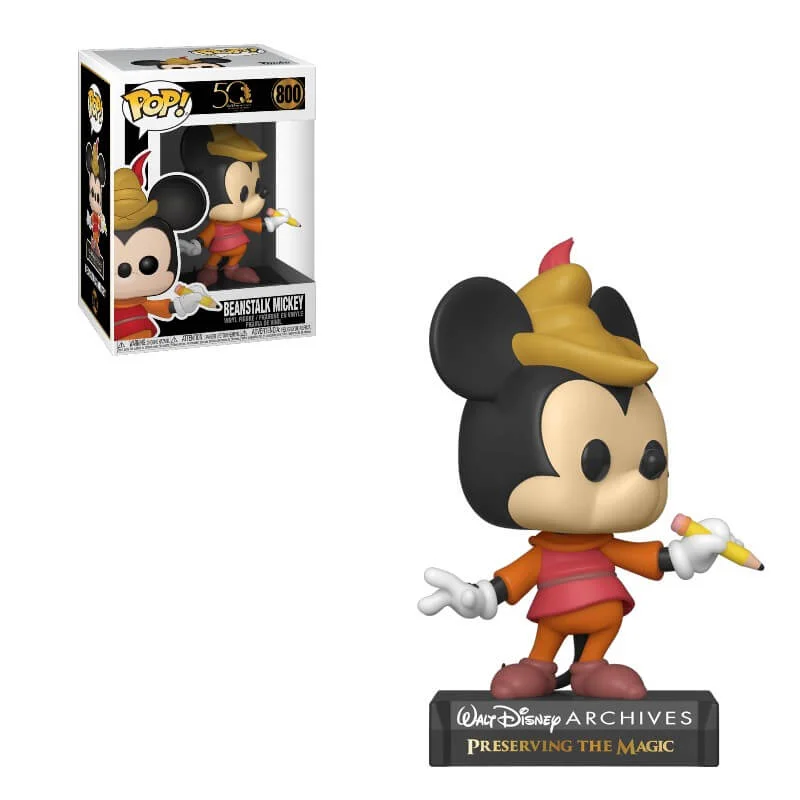 Disney Archives Beanstalk Mickey Mouse Pop! Vinylfigur Bild 1