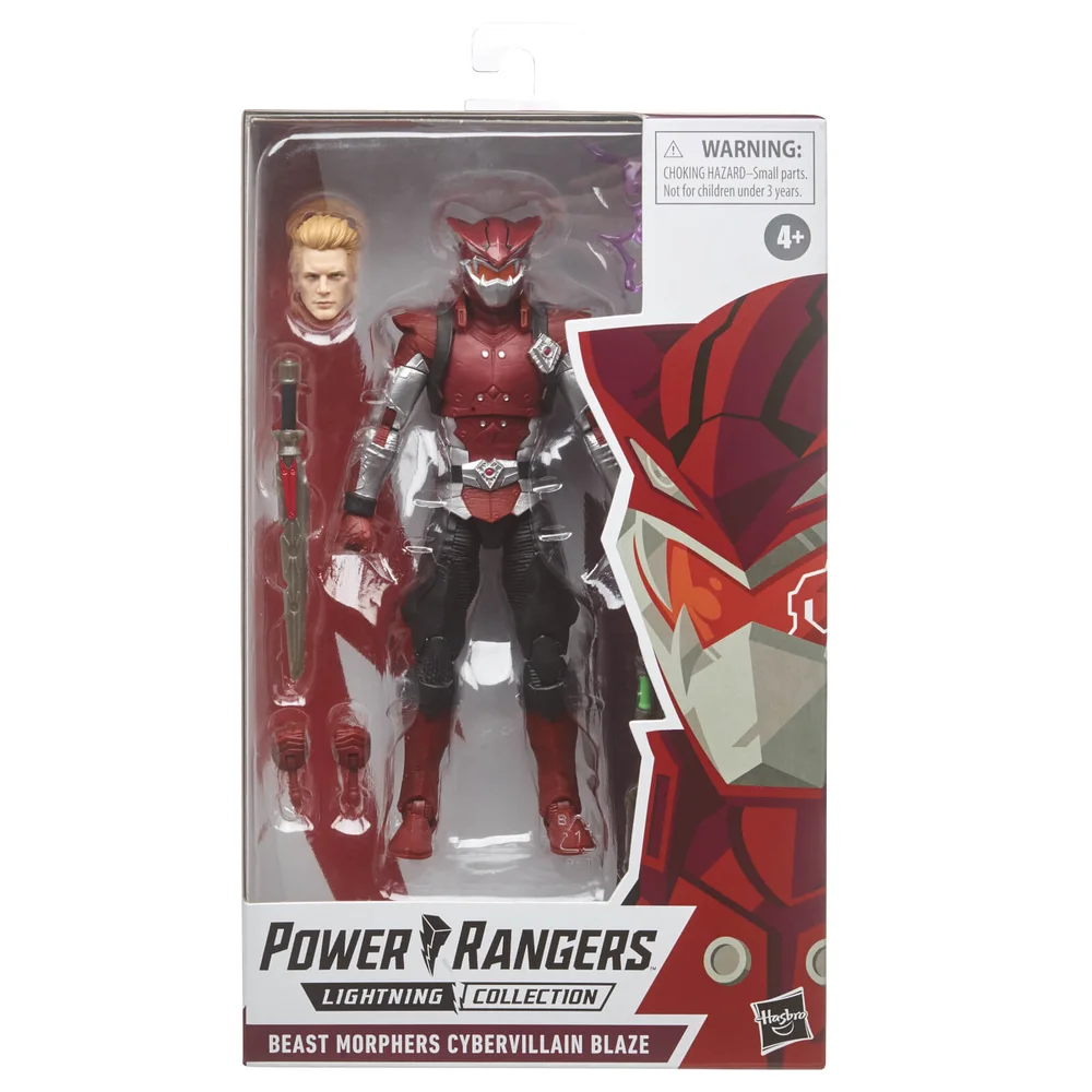 Hasbro Power Rangers S.P.D. Collection Mighty Morphin Cybervillain Blaze 6 Inch Action Figure Bild 1