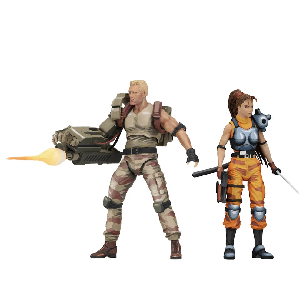NECA Alien vs Predator - 7" Scale Action Figure - Dutch & Lin Arcade (2 Pack) Bild 1