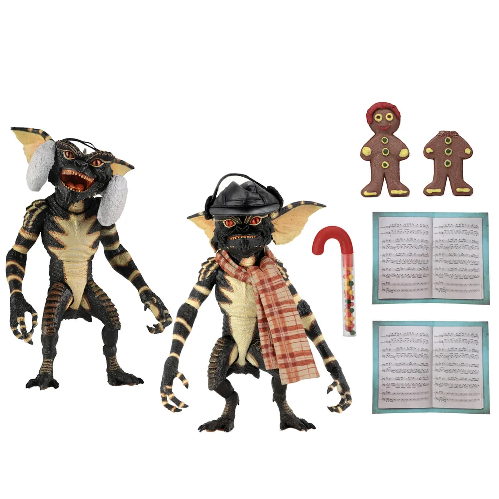 NECA Gremlins - 7" Scale Action Figure - Christmas Carol Winter Scene 2-Pack Bild 1