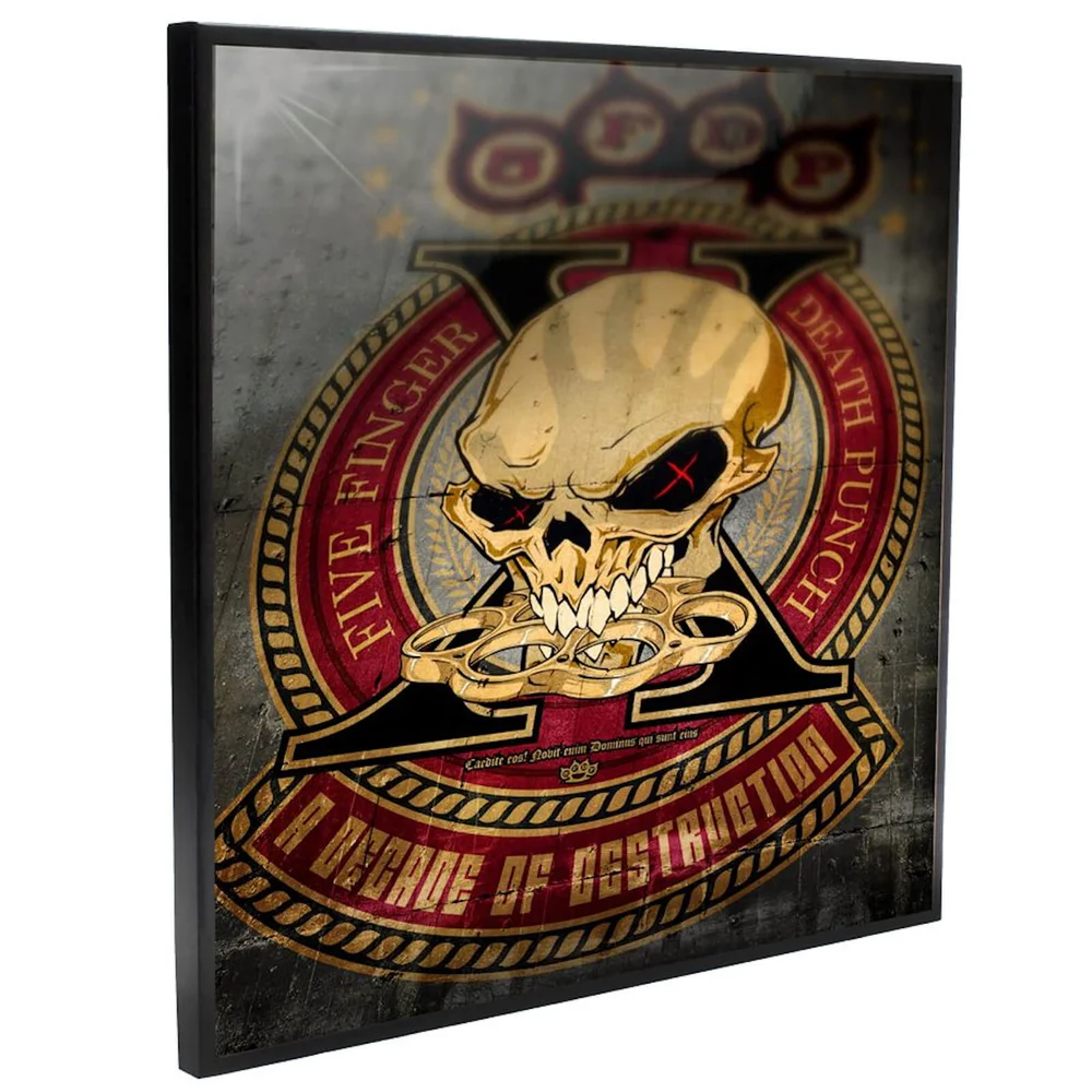 Five Finger Death Punch - Decade Of Destruction Crystal Clear Pictures Wall Art Bild 1