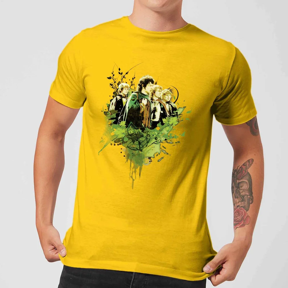 The Lord Of The Rings Hobbits Men's T-Shirt - Yellow - S Bild 1