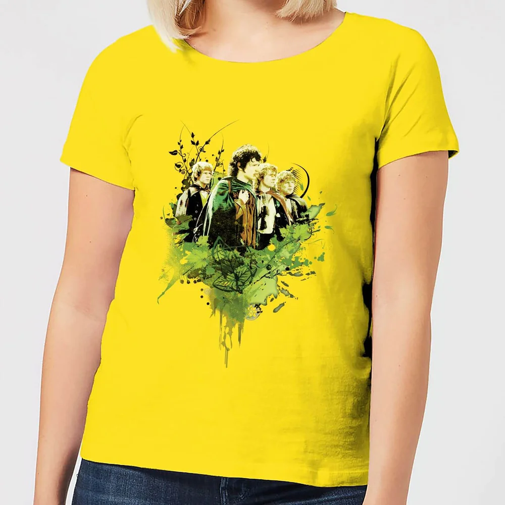 The Lord Of The Rings Hobbits Women's T-Shirt - Yellow - S Bild 1