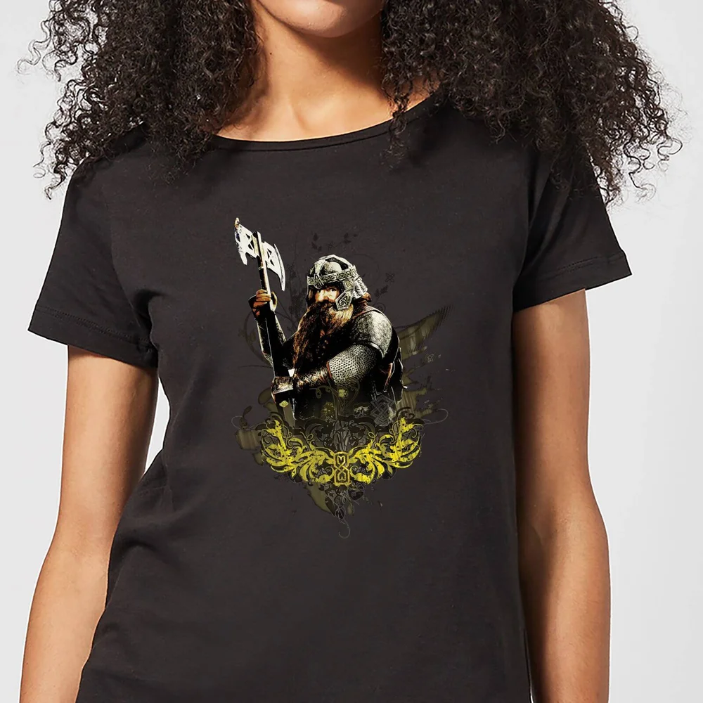 The Lord Of The Rings Gimli Women's T-Shirt - Black - XS Bild 1