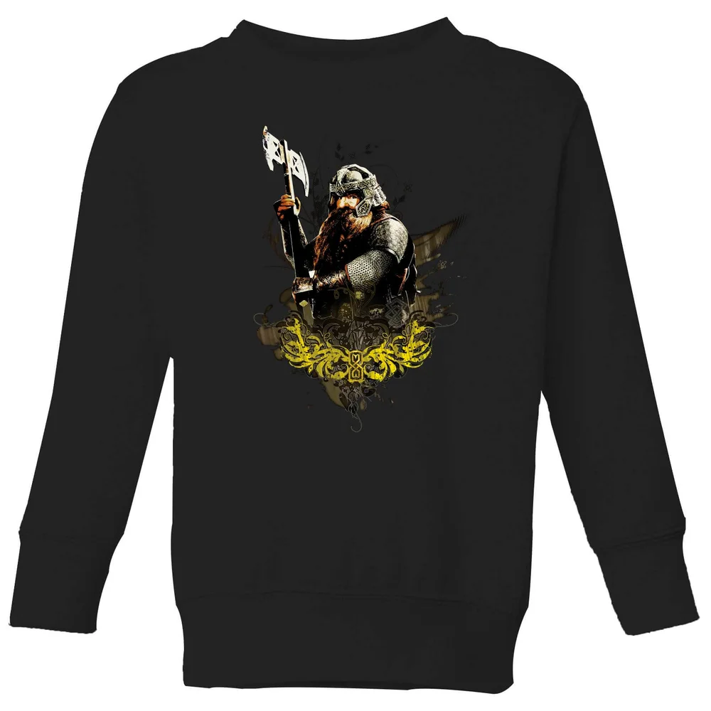 The Lord Of The Rings Gimli Kids' Sweatshirt - Black - 3-4 Jahre Bild 1
