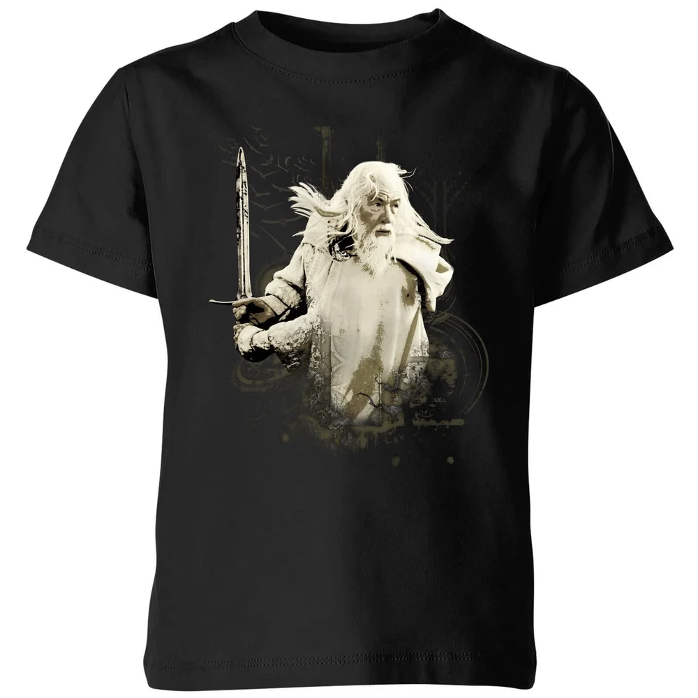 The Lord Of The Rings Gandalf Kids' T-Shirt - Black - 3-4 Jahre Bild 1
