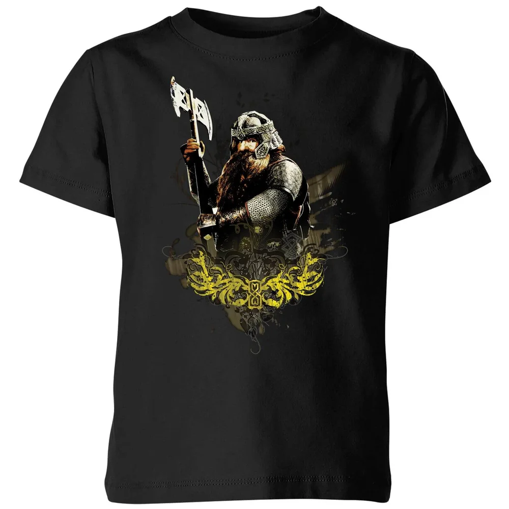 The Lord Of The Rings Gimli Kids' T-Shirt - Black - 3-4 Jahre Bild 1