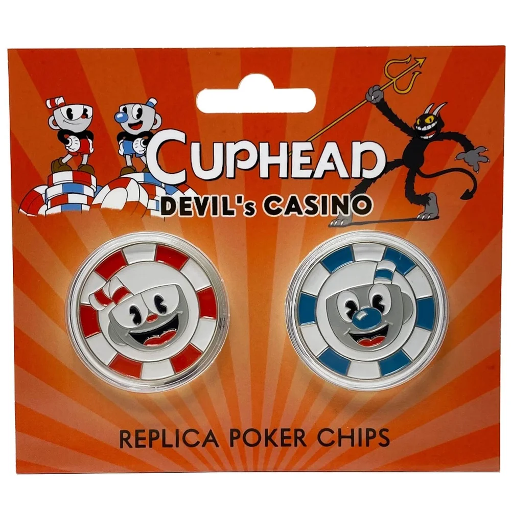 Cuphead Devil's Casino Replik Poker-Münzen Bild 1