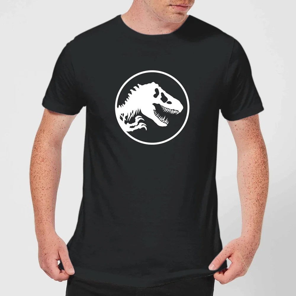 Jurassic Park Circle Logo Men's T-Shirt - Black - S Bild 1