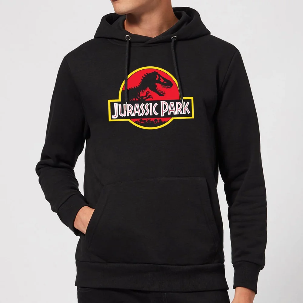 Jurassic Park Logo Hoodie - Black - S Bild 1