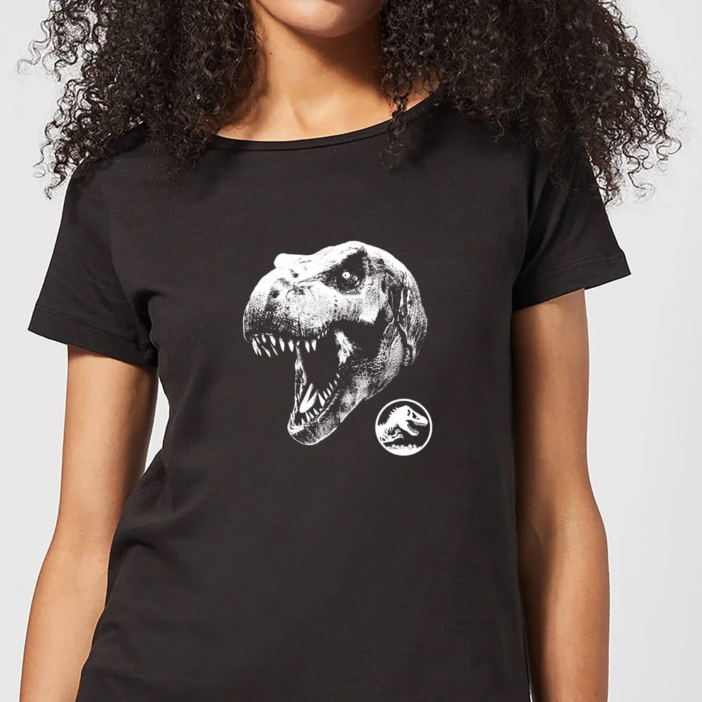 Jurassic Park T Rex Women's T-Shirt - Black - S Bild 1