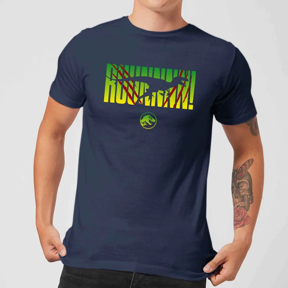 Jurassic Park Run! Men's T-Shirt - Navy - S Bild 1