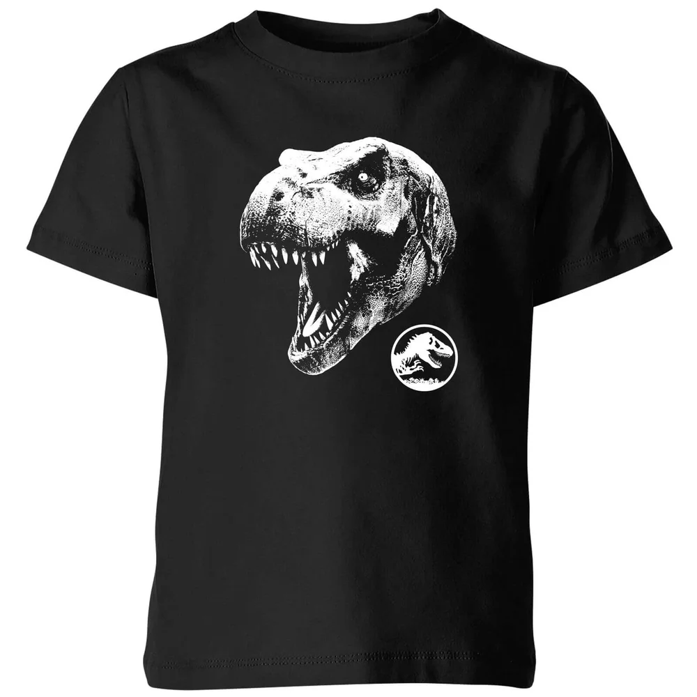 Jurassic Park T Rex Kids' T-Shirt - Black - 3-4 Jahre Bild 1