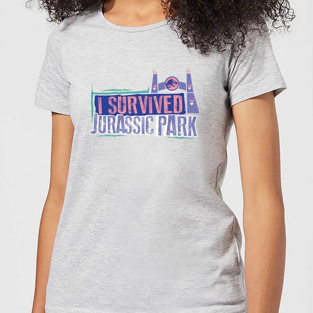 Jurassic Park I Survived Jurassic Park Women's T-Shirt - Grey - XS Bild 1