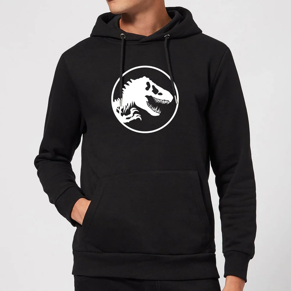 Jurassic Park Circle Logo Hoodie - Black - S Bild 1