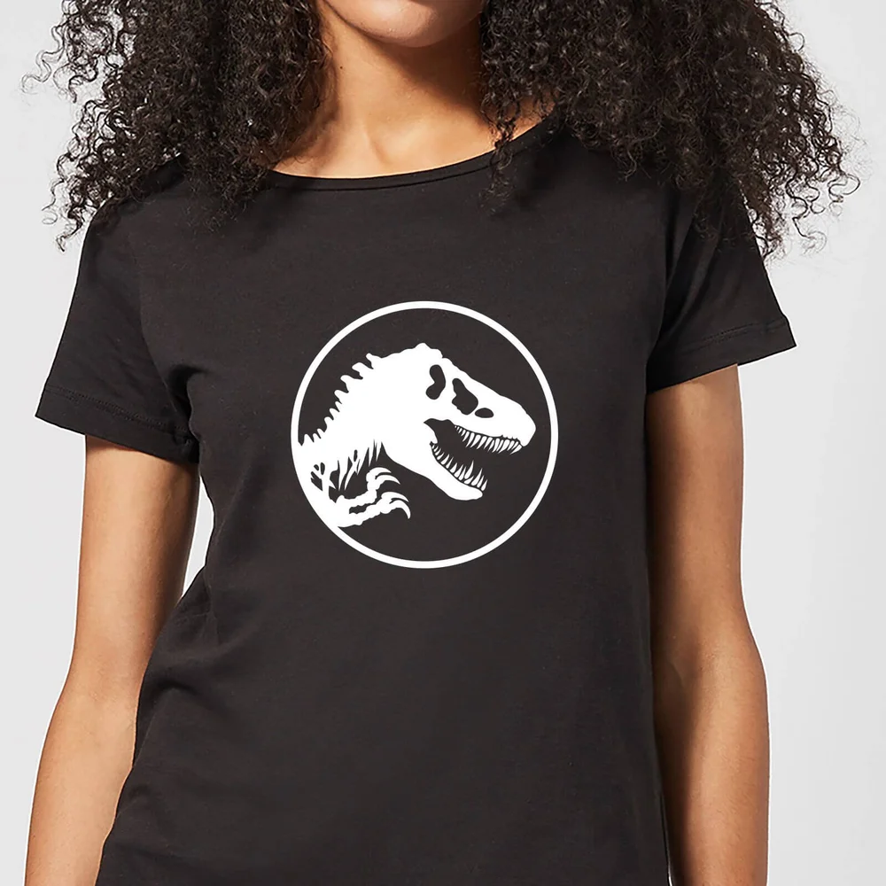 Jurassic Park Circle Logo Women's T-Shirt - Black - S Bild 1