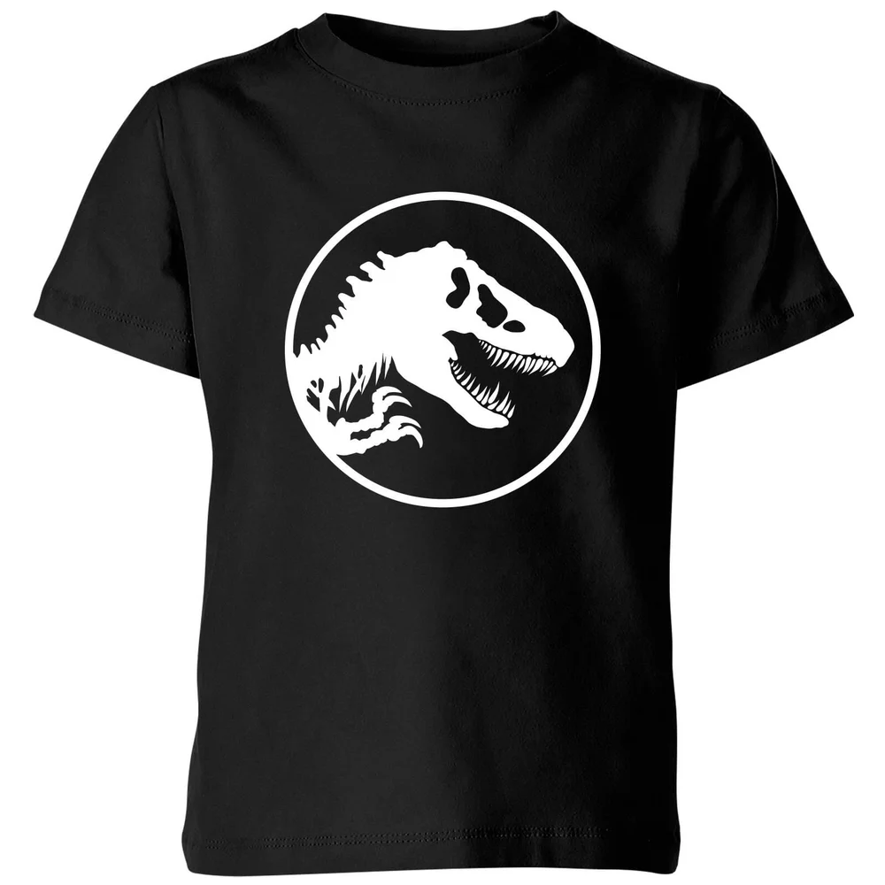 Jurassic Park Circle Logo Kids' T-Shirt - Black - 3-4 Jahre Bild 1