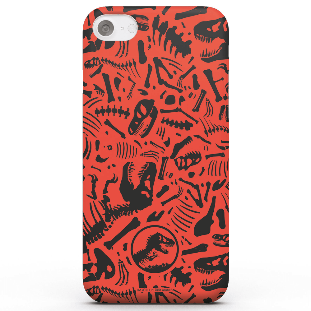 Jurassic Park Red Pattern Smartphone Hülle für iPhone und Android - iPhone 5/5s - Snap Hülle Matt Bild 1