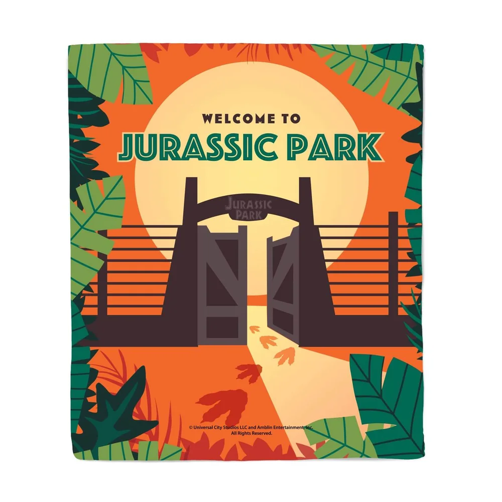 Jurassic Park Gates Fleece Blanket - M Bild 1