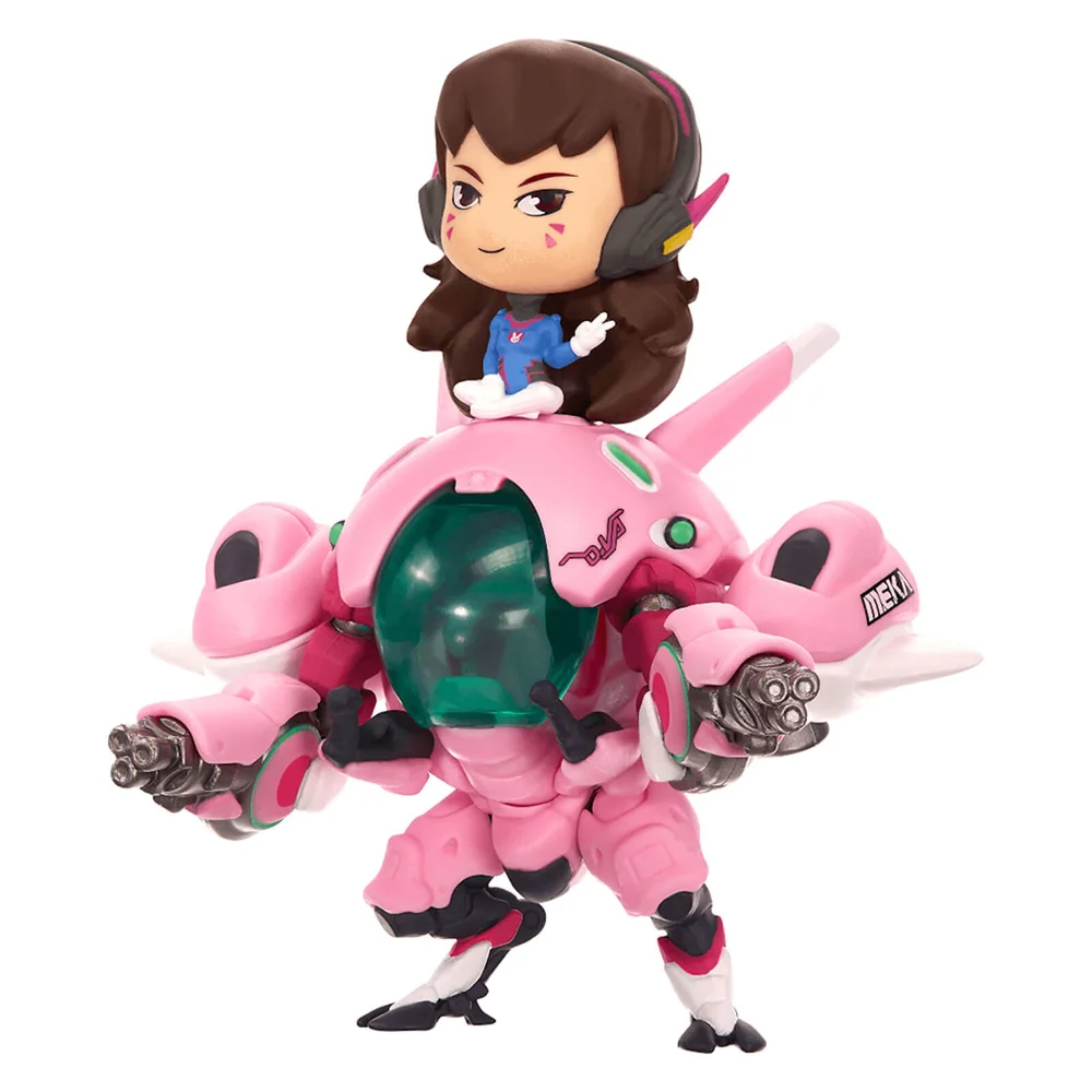 Overwatch Cute But Deadly D.Va with MEKA Figur Bild 1