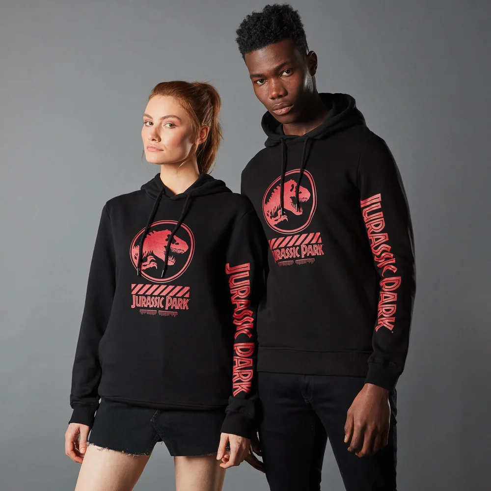Jurassic Park Primal Warning Unisex Hoodie - Schwarz - S Bild 1