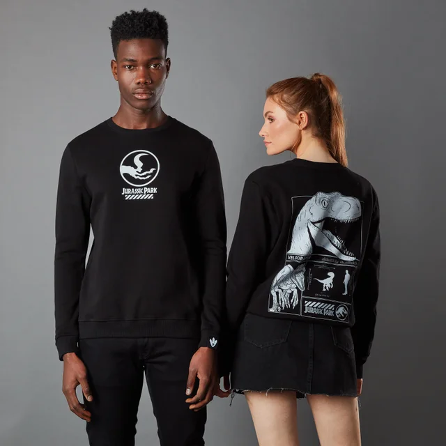 Jurassic Park Primal Raptor Unisex Sweatshirt - Schwarz