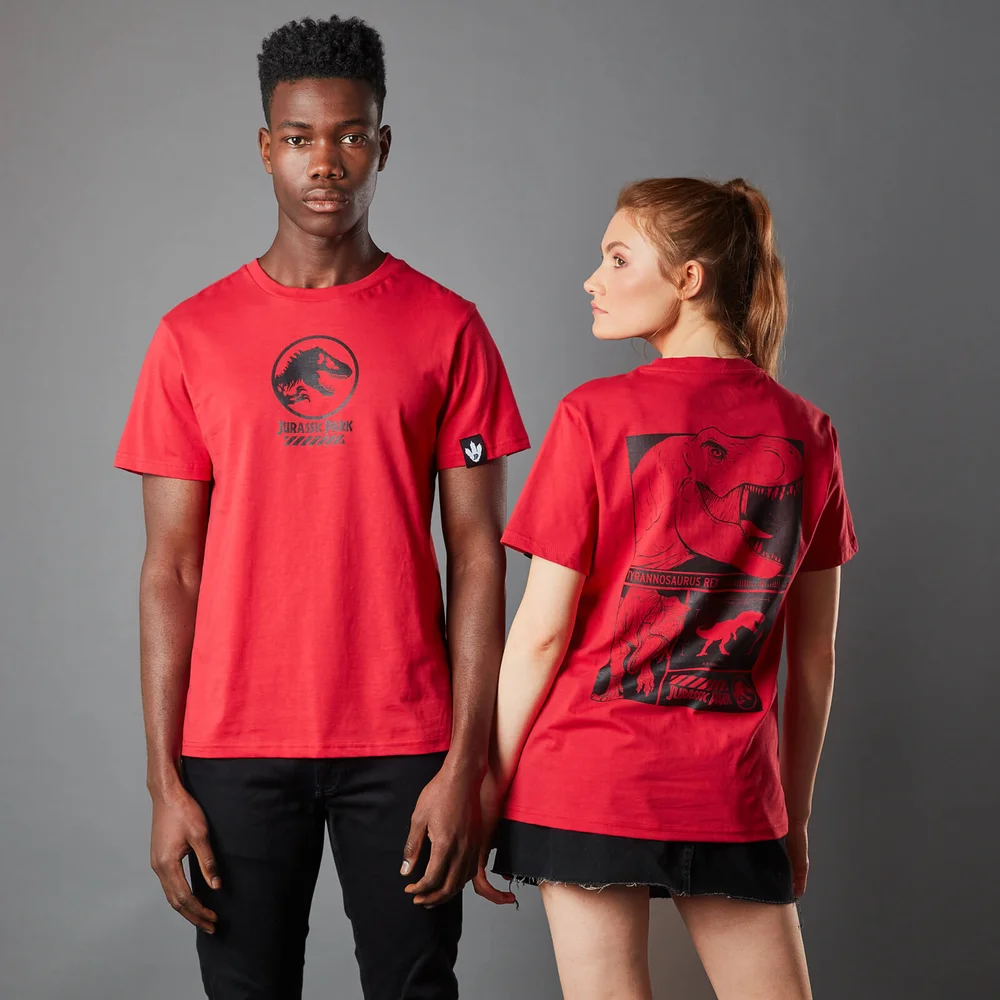 Jurassic Park Primal T-Rex Unisex T-Shirt - Red - S Bild 1