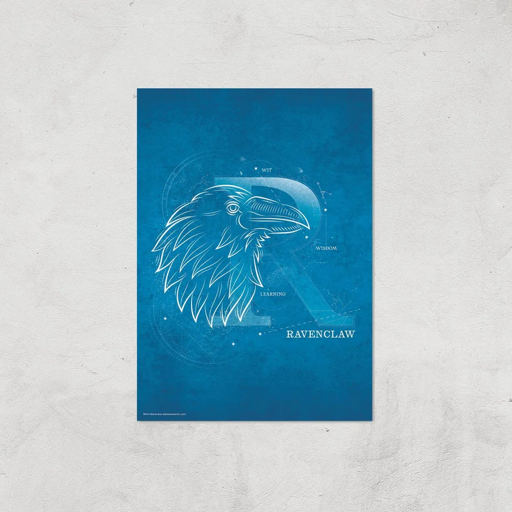 Harry Potter Ravenclaw Giclee Art Print - A4 - Print Only Bild 1