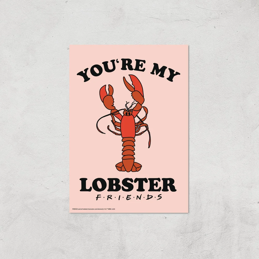Friends Lobster Giclee Art Print - A4 - Print Only Bild 1