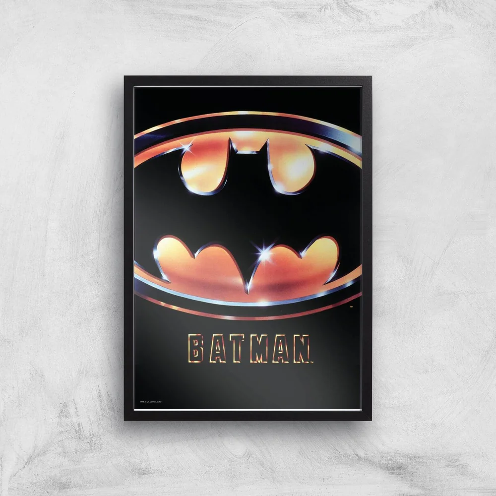 Batman 89 Giclee Art Print - A4 - Black Frame Bild 1