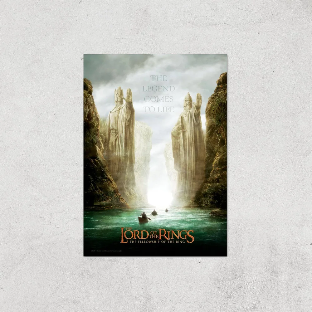 Lord Of The Rings: The Fellowship Of The Ring Giclee Art Print - A4 - Print Only Bild 1
