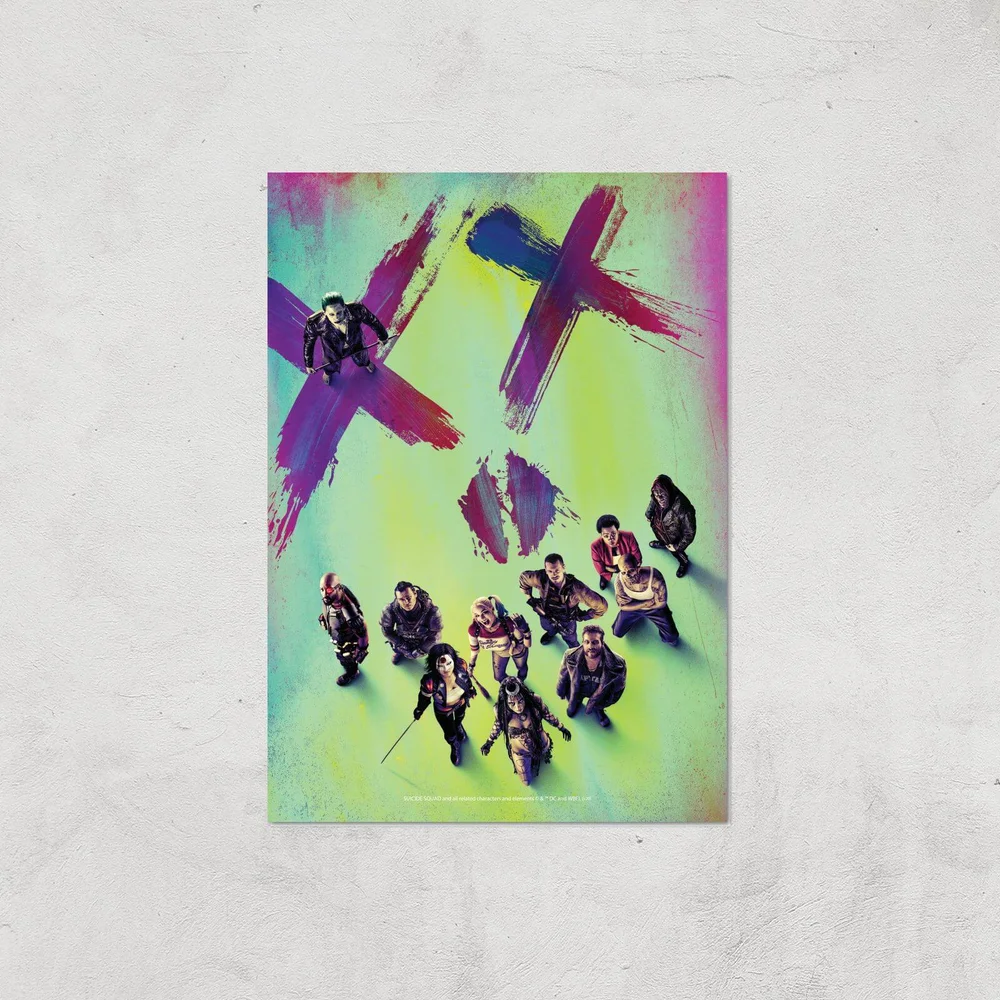 DC Suicide Squad Giclée Kunstdruck - A4 - Print Only Bild 1