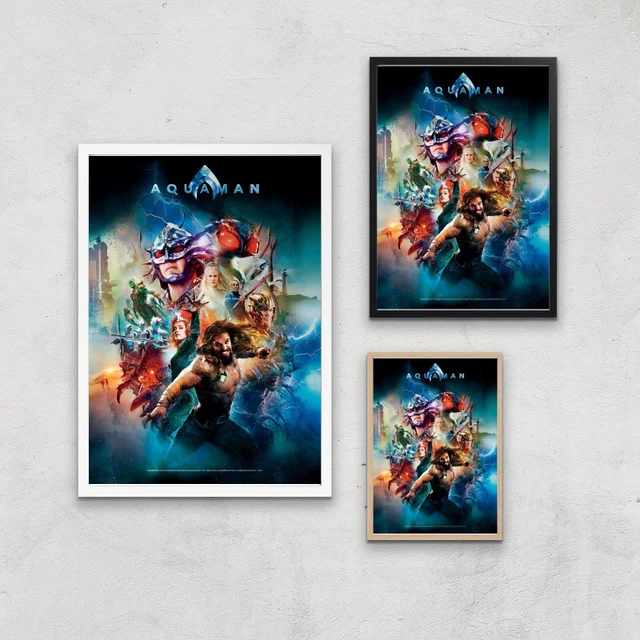 DC Aquaman Giclée Kunstdruck