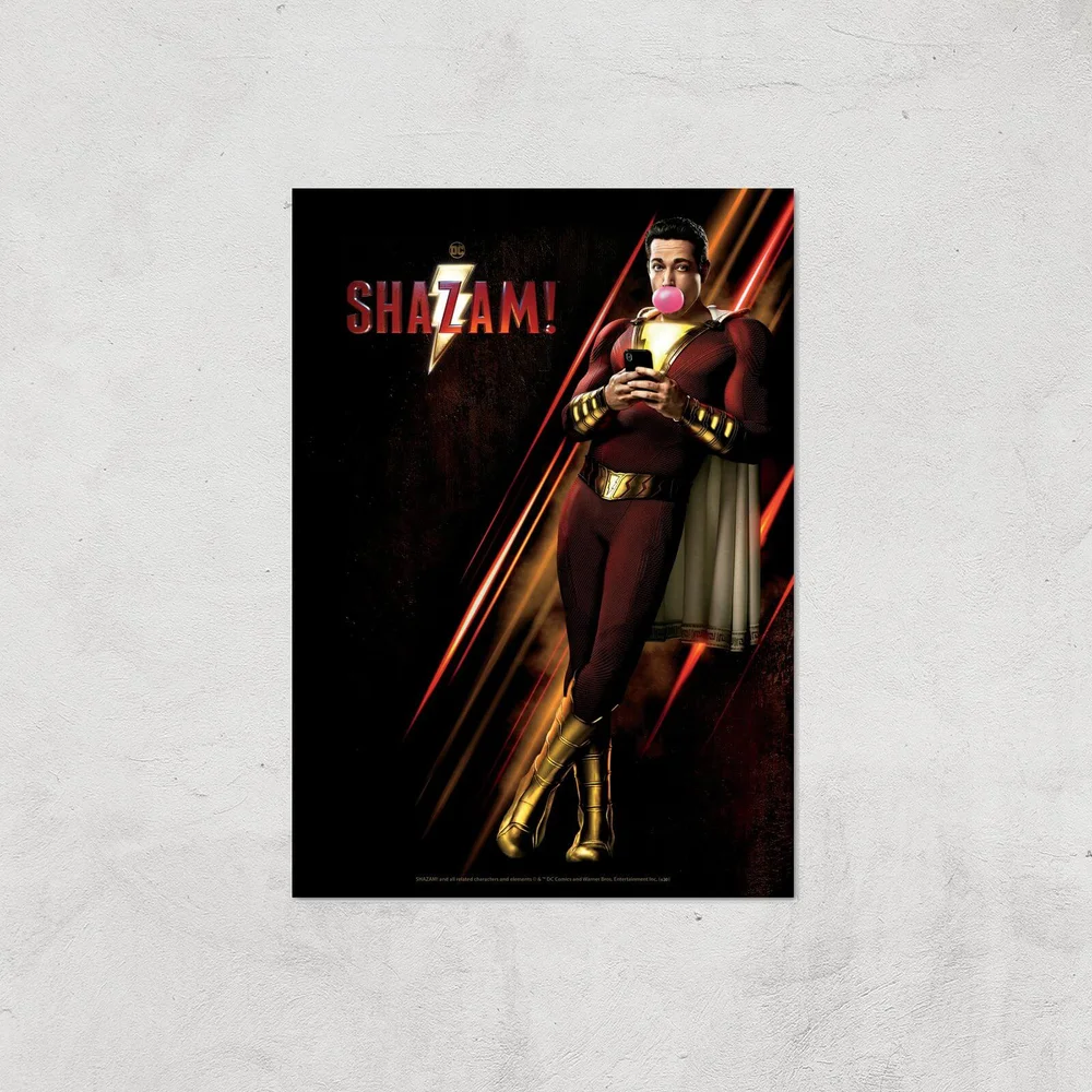 DC Shazam! Giclée Kunstdruck - A4 - Print Only Bild 1