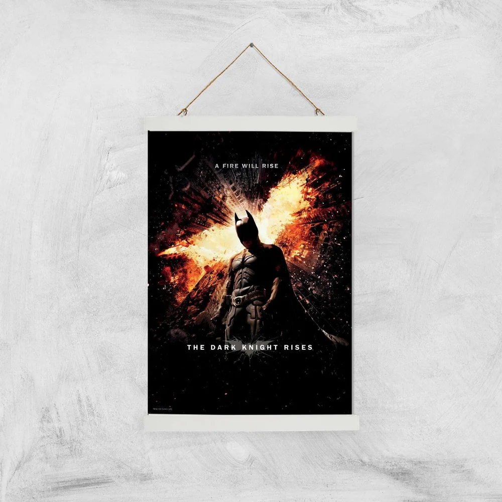 The Dark Knight Rises Giclee Art Print - A3 - White Hanger Bild 1