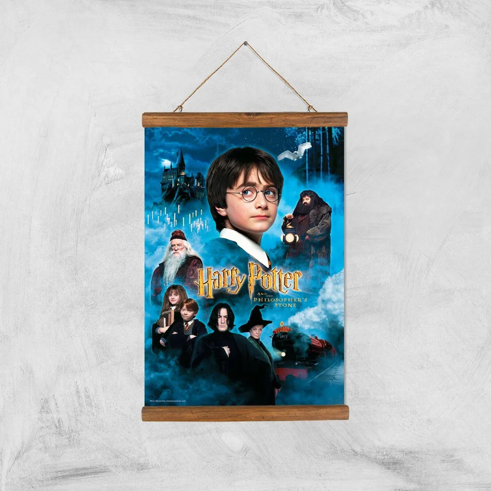Harry Potter and the Philosopher's Stone Giclee Art Print - A3 - Wooden Hanger Bild 1