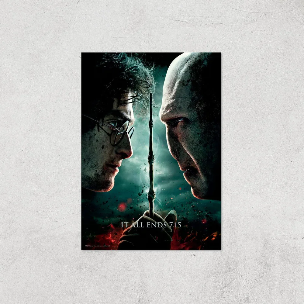 Harry Potter and the Deathly Hallows Part 2 Giclee Art Print - A4 - Print Only Bild 1