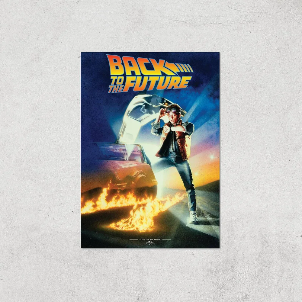 Back To The Future Part 1 Giclee Art Print - A4 - Print Only Bild 1