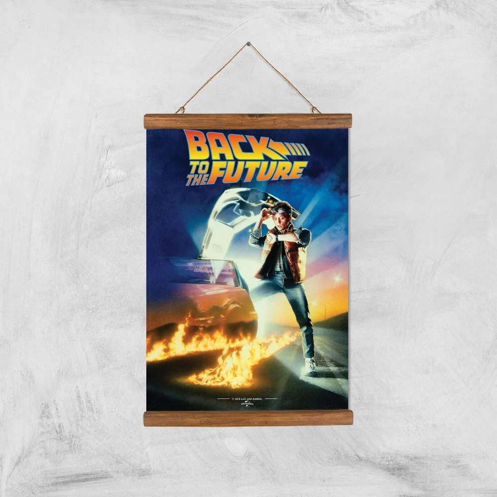 Back To The Future Part 1 Giclee Art Print - A3 - Wooden Hanger Bild 1