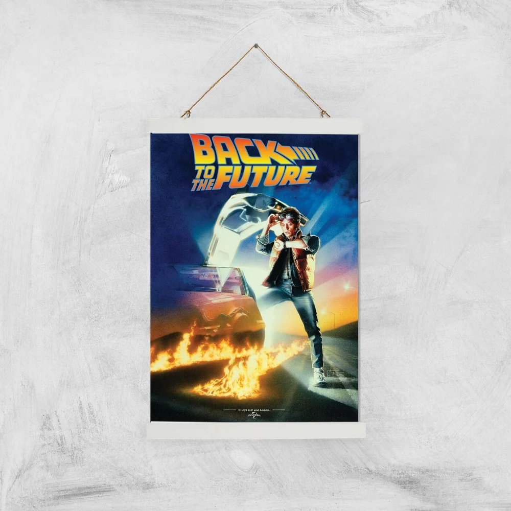 Back To The Future Part 1 Giclee Art Print - A3 - White Hanger Bild 1