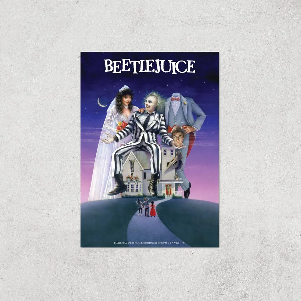 Beetlejuice Giclee Art Print - A4 - Print Only Bild 1