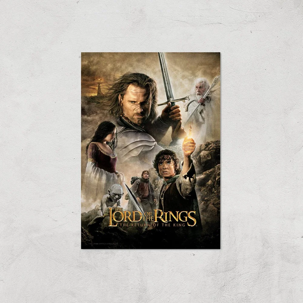 Lord Of The Rings: The Return Of The King Giclee Art Print - A4 - Print Only Bild 1
