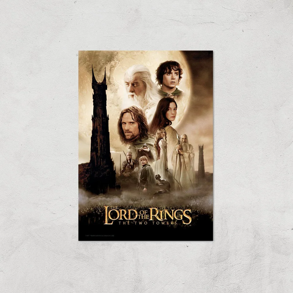 Lord Of The Rings: The Two Towers Giclee Art Print - A4 - Print Only Bild 1