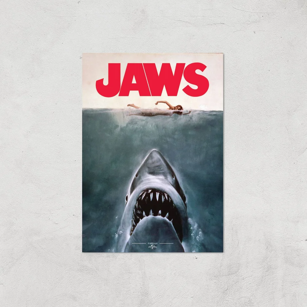 Jaws Giclee Art Print - A4 - Print Only Bild 1