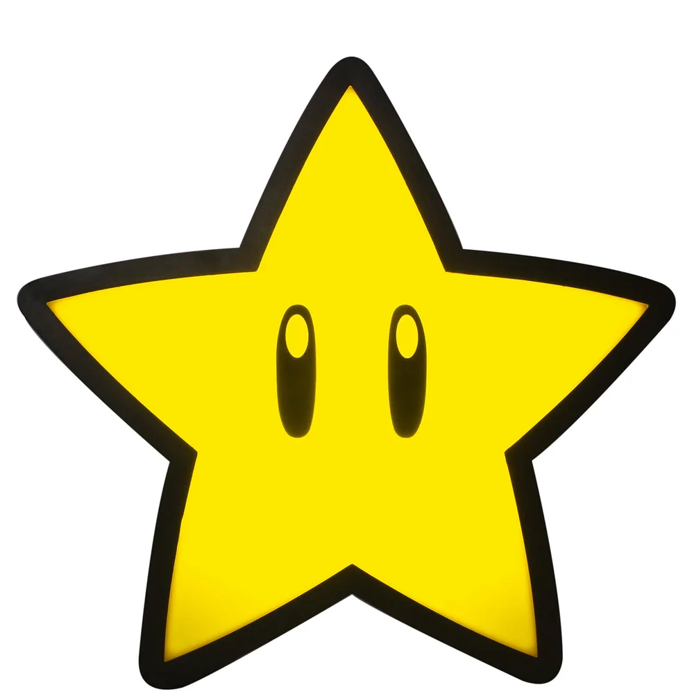 Super Mario Super Star Leuchte mit Projektion Bild 1